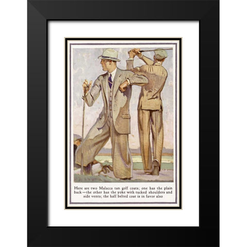 Baskins Fashions VIII Black Modern Wood Framed Art Print with Double Matting by Unknown