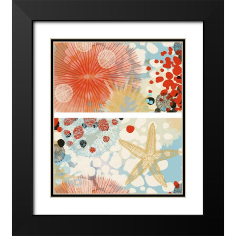 Butterfly MÃ©lange I Black Modern Wood Framed Art Print with Double Matting by Unknown