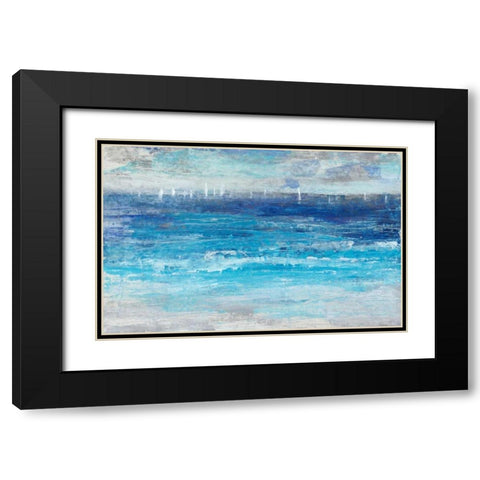 Sailing Afar I Black Modern Wood Framed Art Print with Double Matting by OToole, Tim