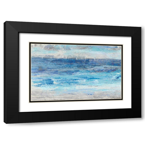 Sailing Afar II Black Modern Wood Framed Art Print with Double Matting by OToole, Tim