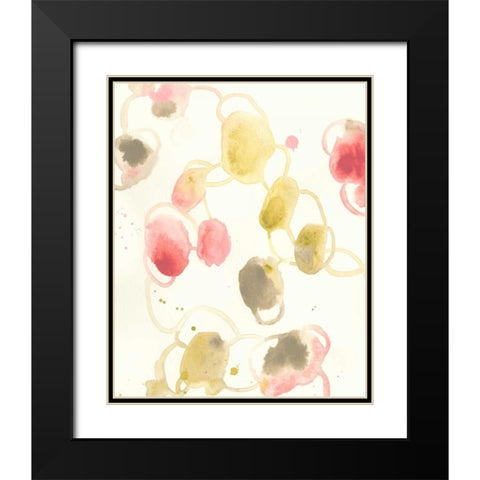 Elliptical Motion I Black Modern Wood Framed Art Print with Double Matting by Vess, June Erica