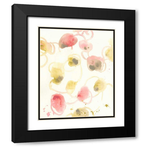 Elliptical Motion II Black Modern Wood Framed Art Print with Double Matting by Vess, June Erica