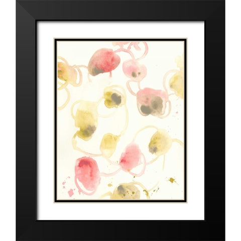 Elliptical Motion II Black Modern Wood Framed Art Print with Double Matting by Vess, June Erica