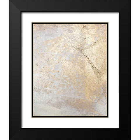 Gold Fusion V Black Modern Wood Framed Art Print with Double Matting by Contacessi, Julia