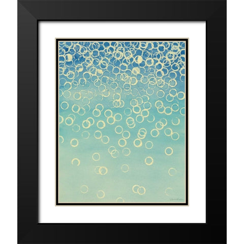 Faded Axioms II Black Modern Wood Framed Art Print with Double Matting by Lam, Vanna