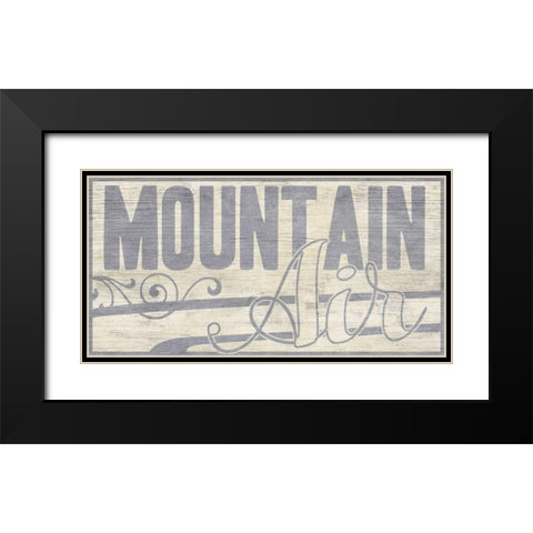 Lake Life II Black Modern Wood Framed Art Print with Double Matting by Vess, June Erica