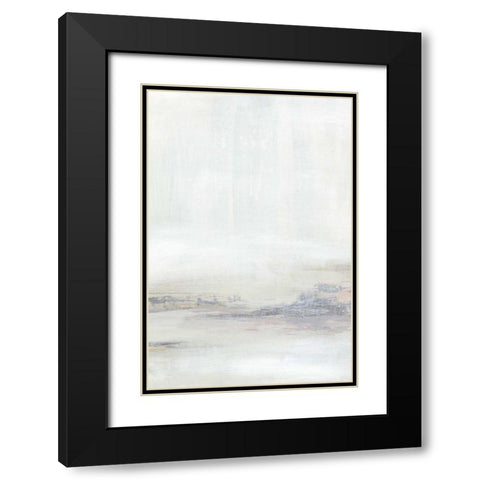 Estuary I Black Modern Wood Framed Art Print with Double Matting by Vess, June Erica