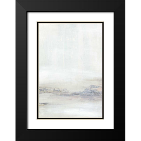 Estuary I Black Modern Wood Framed Art Print with Double Matting by Vess, June Erica