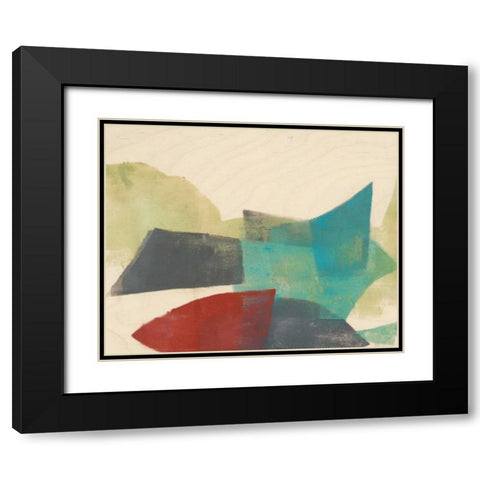 Ship Shape II Black Modern Wood Framed Art Print with Double Matting by Goldberger, Jennifer