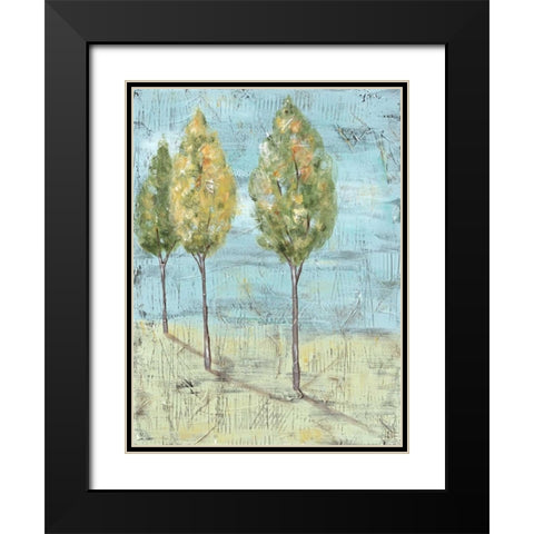 Grove I Black Modern Wood Framed Art Print with Double Matting by Reynolds, Jade