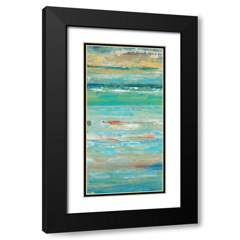 Riptide I Black Modern Wood Framed Art Print with Double Matting by OToole, Tim