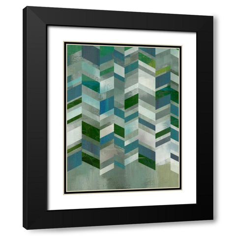 Ocean Elements I Black Modern Wood Framed Art Print with Double Matting by Zarris, Chariklia