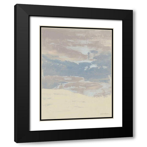 Mute Outpost I Black Modern Wood Framed Art Print with Double Matting by Lam, Vanna