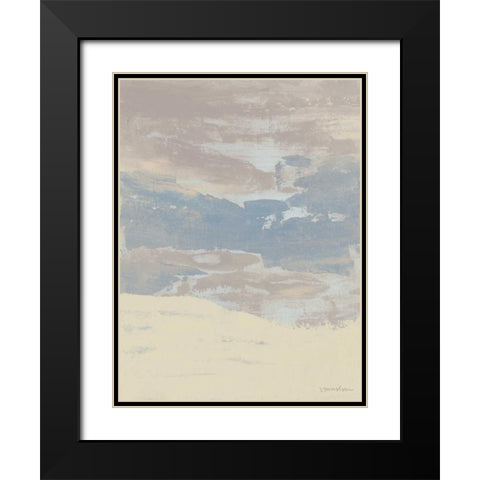 Mute Outpost I Black Modern Wood Framed Art Print with Double Matting by Lam, Vanna