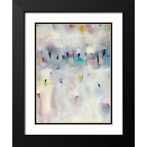 Procession I Black Modern Wood Framed Art Print with Double Matting by Galapon, Nikki