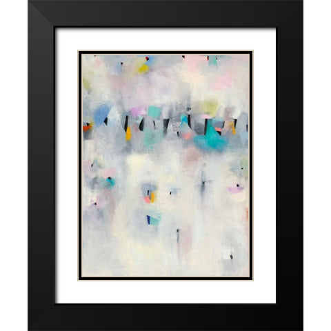 Procession II Black Modern Wood Framed Art Print with Double Matting by Galapon, Nikki