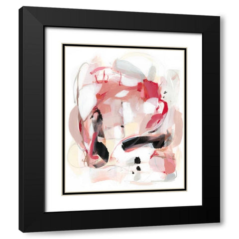 Soft Speak  I Black Modern Wood Framed Art Print with Double Matting by Long, Christina
