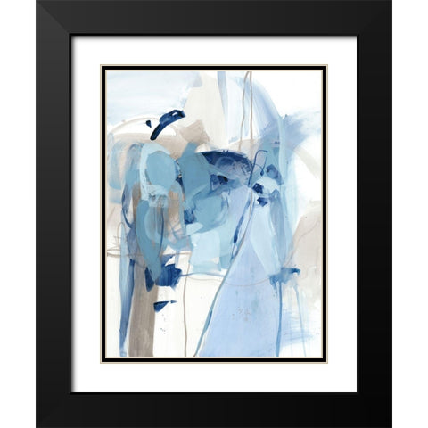 Friday Night I Black Modern Wood Framed Art Print with Double Matting by Long, Christina