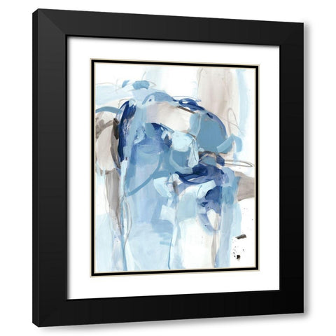 Friday Night II Black Modern Wood Framed Art Print with Double Matting by Long, Christina
