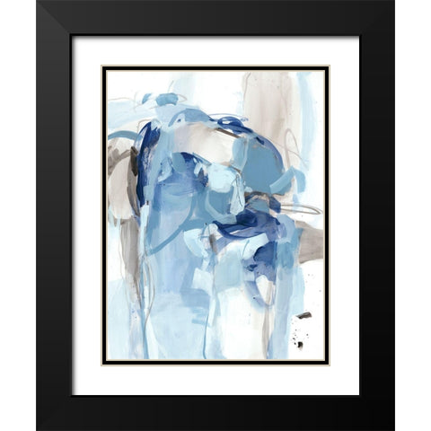 Friday Night II Black Modern Wood Framed Art Print with Double Matting by Long, Christina