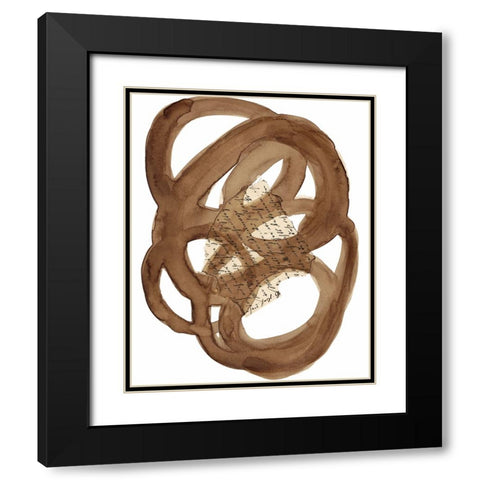 Journey I Black Modern Wood Framed Art Print with Double Matting by McKenzie, Steve