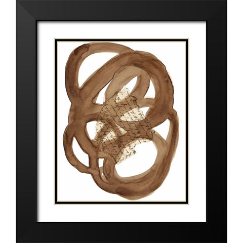 Journey I Black Modern Wood Framed Art Print with Double Matting by McKenzie, Steve