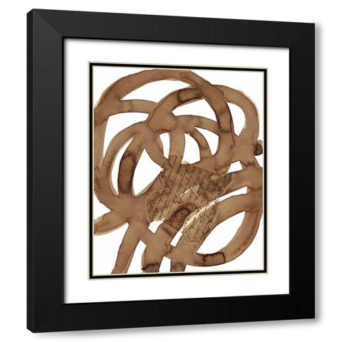 Journey III Black Modern Wood Framed Art Print with Double Matting by McKenzie, Steve