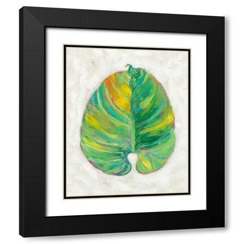 Vacation Palms II Black Modern Wood Framed Art Print with Double Matting by Zarris, Chariklia