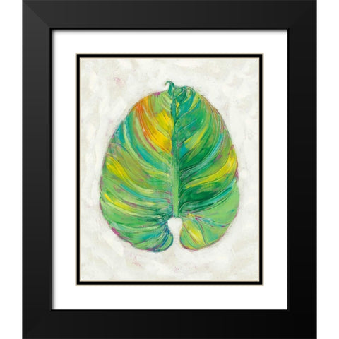 Vacation Palms II Black Modern Wood Framed Art Print with Double Matting by Zarris, Chariklia