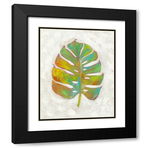 Vacation Palms III Black Modern Wood Framed Art Print with Double Matting by Zarris, Chariklia