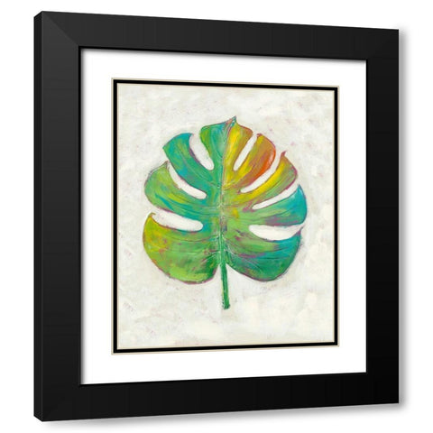 Vacation Palms IV Black Modern Wood Framed Art Print with Double Matting by Zarris, Chariklia