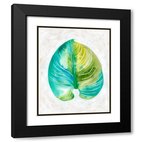 Ocean Side Palms  I Black Modern Wood Framed Art Print with Double Matting by Zarris, Chariklia