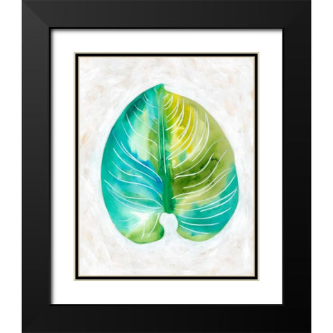 Ocean Side Palms  I Black Modern Wood Framed Art Print with Double Matting by Zarris, Chariklia