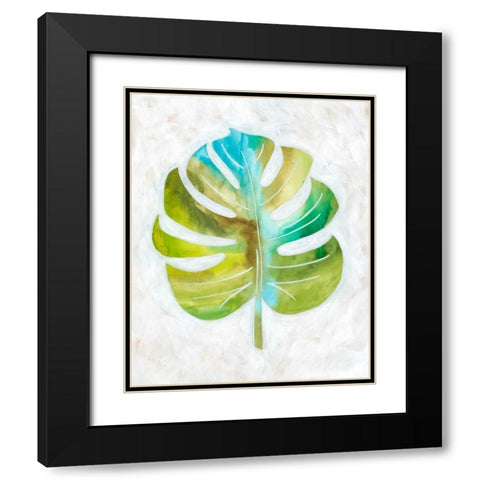 Ocean Side Palms  III Black Modern Wood Framed Art Print with Double Matting by Zarris, Chariklia