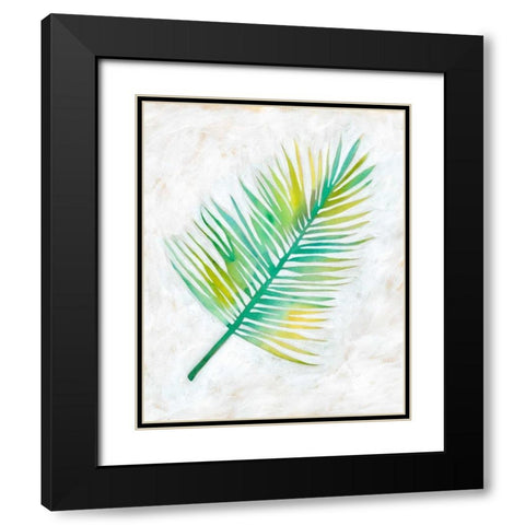 Ocean Side Palms  IV Black Modern Wood Framed Art Print with Double Matting by Zarris, Chariklia