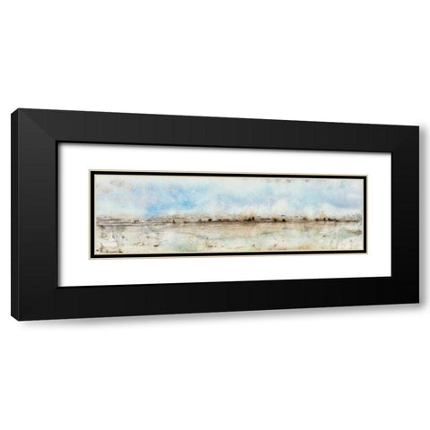Panoramic I Black Modern Wood Framed Art Print with Double Matting by OToole, Tim