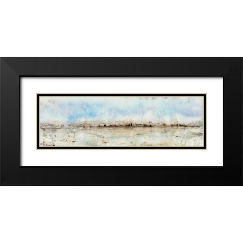 Panoramic I Black Modern Wood Framed Art Print with Double Matting by OToole, Tim