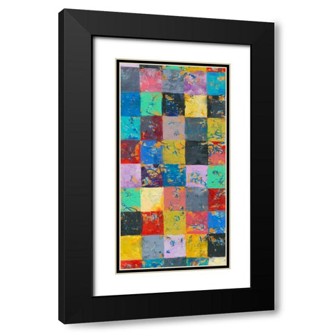 Lucky Seven I Black Modern Wood Framed Art Print with Double Matting by Galapon, Nikki