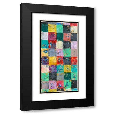 Lucky Seven II Black Modern Wood Framed Art Print with Double Matting by Galapon, Nikki