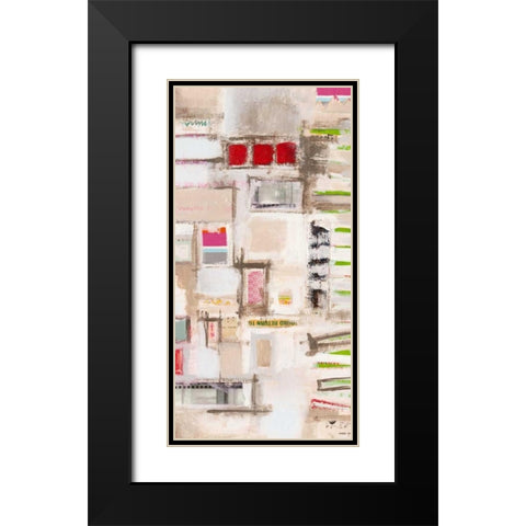 Plans Four II Black Modern Wood Framed Art Print with Double Matting by Galapon, Nikki