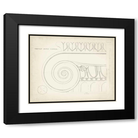Greek and Roman Architecture IX Black Modern Wood Framed Art Print with Double Matting by Kelly, Thomas