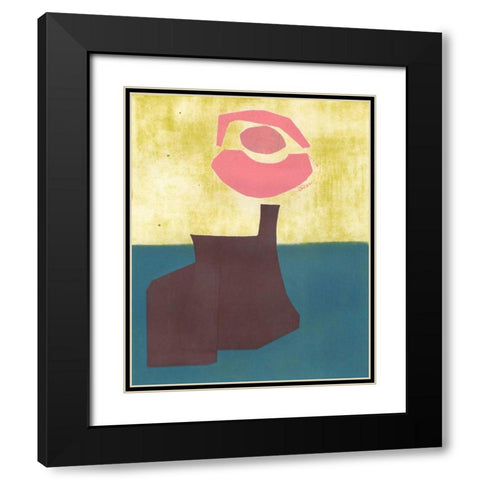 Alicante #2 Black Modern Wood Framed Art Print with Double Matting by Delamater, Rob