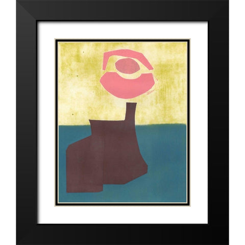 Alicante #2 Black Modern Wood Framed Art Print with Double Matting by Delamater, Rob