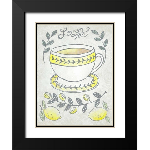 Breakfast Club IV Black Modern Wood Framed Art Print with Double Matting by Zarris, Chariklia