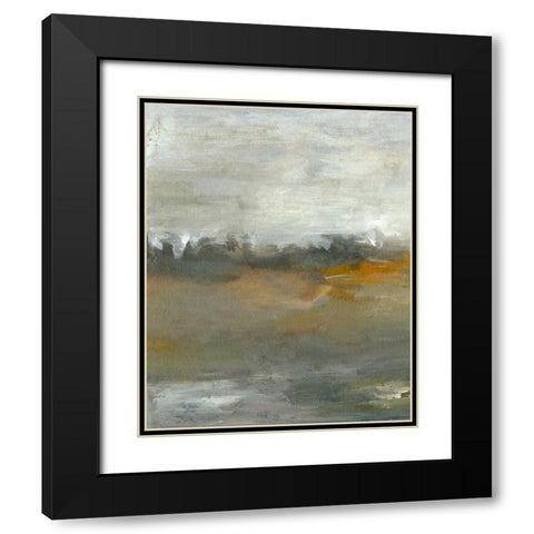 Early Mist I Black Modern Wood Framed Art Print with Double Matting by Gordon, Sharon