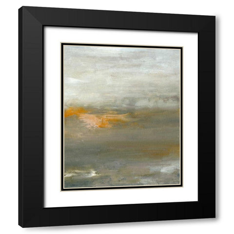 Early Mist II Black Modern Wood Framed Art Print with Double Matting by Gordon, Sharon