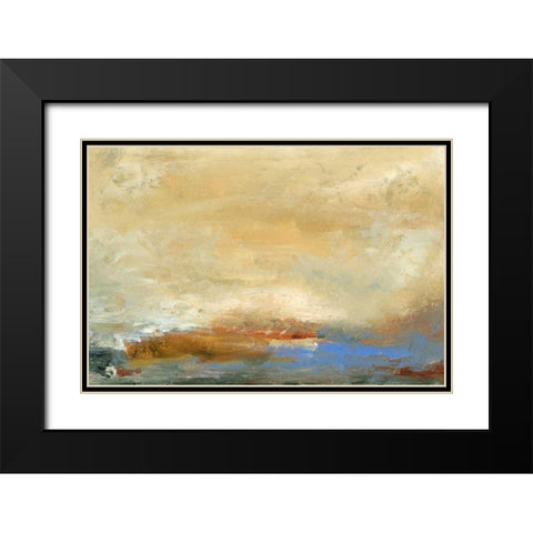 Coast View  I Black Modern Wood Framed Art Print with Double Matting by Gordon, Sharon