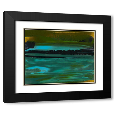 Deconstructed View III Black Modern Wood Framed Art Print with Double Matting by Gordon, Sharon