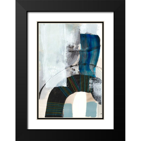Kabuki I Black Modern Wood Framed Art Print with Double Matting by Fuchs, Jodi