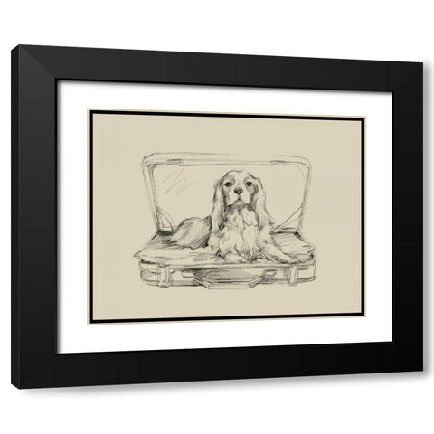 Stowaway IV Black Modern Wood Framed Art Print with Double Matting by Harper, Ethan